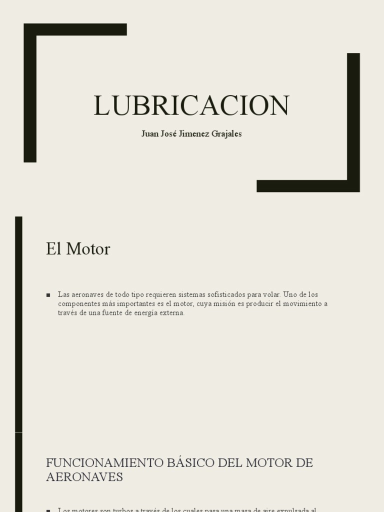 Sistema de LUBRICACION en Un Motor