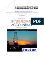 Intermediate Accounting Reporting and Analysis 2nd Edition Wahlen Test Bank