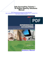 Intermediate Accounting Volume 1 Canadian 7th Edition Beechy Solutions Manual