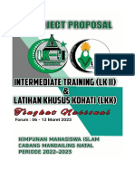 Proposal LK2 & LKK Tingkat Nasional HMI Cab. Mandailing Natal