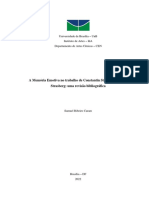 A Memória Emotiva No Trabalho de Constantin Stanislavski e Lee - Samuel Ribeiro Caram