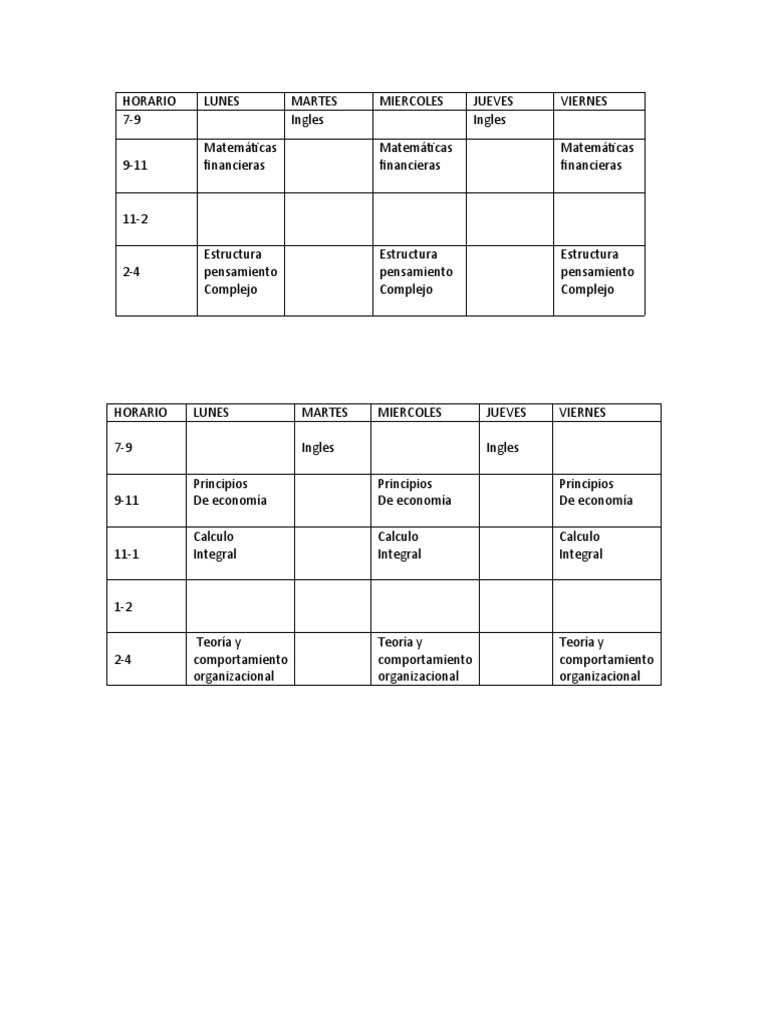 HORARIO PDF