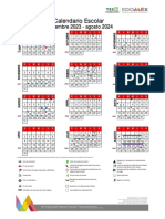 Calendario Escolar 2023-2024.