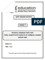 Topic Test QP G11 (Quantitative Aspects of Chemical Change 2023) (F)