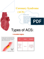 Coronary Syndrome (ACS) : Acute