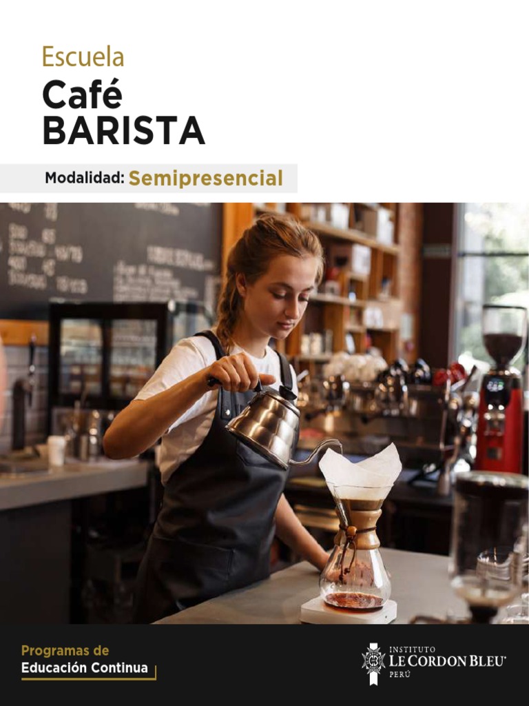 Cafe Barista Pdf Café Presupuesto