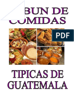 COMIDAS TIPICAS DE GUATEMALA