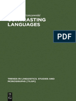 (Trends in Linguistics. Studies and Monographs) Tomasz P. Krzeszowski - Contrasting Languages - The Scope of Contrastive Linguistics-De Gruyter Mouton (1990)