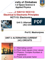 Unit 3 - Alternating Current Circuits