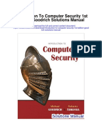 Introduction To Computer Security 1st Edition Goodrich Solutions Manual