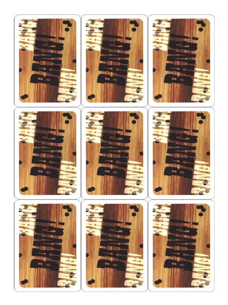 Bang! Cartas Back | PDF