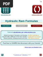 Hydraulic Ram Formulas - en