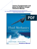 Fluid Mechanics Fundamentals and Applications 3rd Edition Cengel Solutions Manual