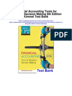 Financial Accounting Tools For Business Decision Making 8th Edition Kimmel Test Bank