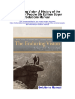 Enduring Vision A History of The American People 8th Edition Boyer Solutions Manual