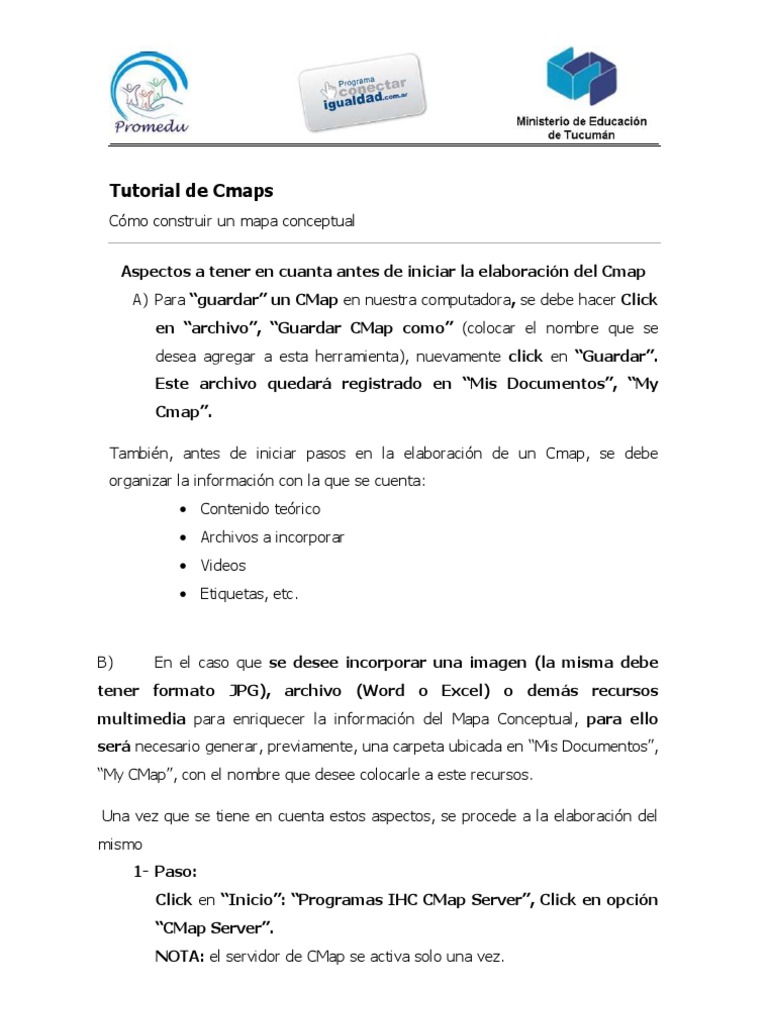 Tutorial Como Crear Cmap | PDF | Archivo de computadora | Software