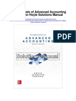 Fundamentals of Advanced Accounting 7th Edition Hoyle Solutions Manual