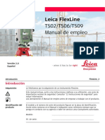 Leica FlexLine TS02 TS06 TS09 Manual De