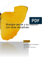 Biología Celular y Su Relación Con Otras Disciplinas
