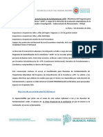 DPEI - DE Comunicado Cuestionario Docentes Fortalecedoras-Es +ATR Secundaria Sector Estatal