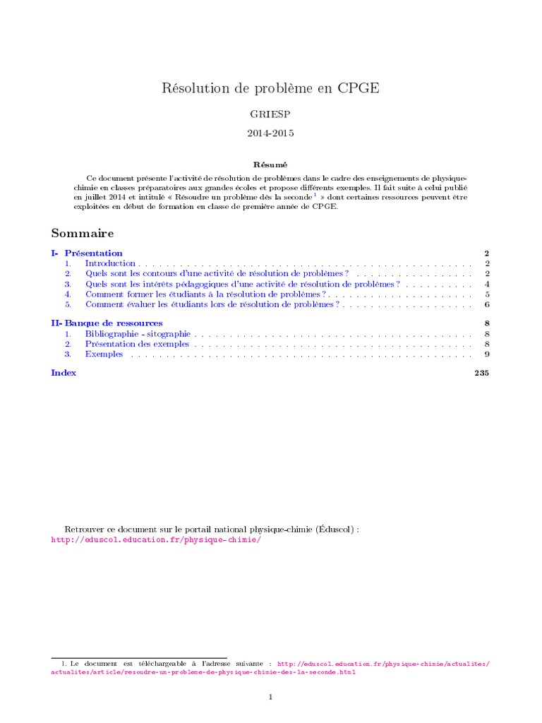 Résolution de problèmes en CPGE | PDF | Titrage | Chimie