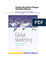 Global Marketing 9th Edition Keegan Solutions Manual
