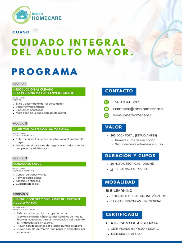 Cuidado Integral del Adulto Mayor | PDF | Medicina CLINICA ...