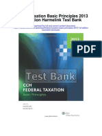 Federal Taxation Basic Principles 2013 1st Edition Harmelink Test Bank