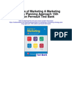 Essentials of Marketing A Marketing Strategy Planning Approach 15th Edition Perreault Test Bank