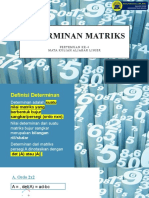 Determinan Matriks