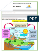 Ficha Del Ciclo Del Agua