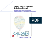 Children 13th Edition Santrock Solutions Manual
