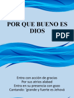 Por Que Bueno Es Dios