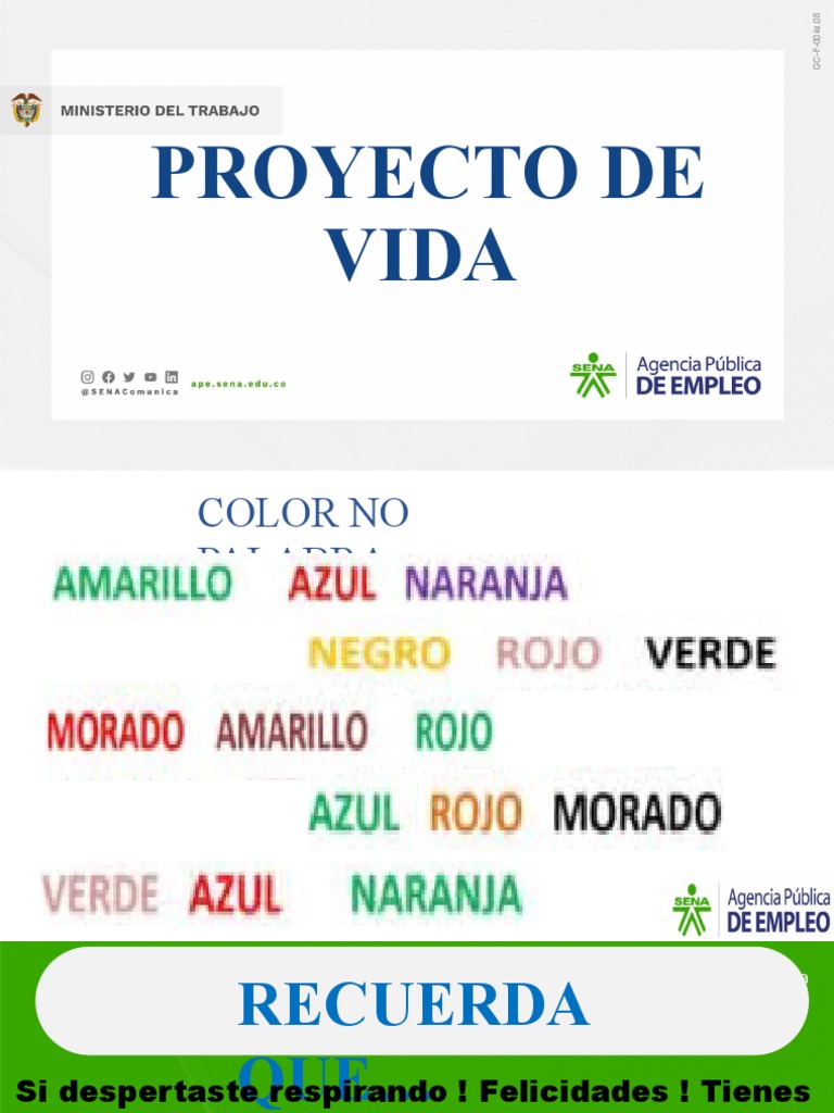 Proyecto de Vida | PDF | Autoestima | Conceptos psicologicos