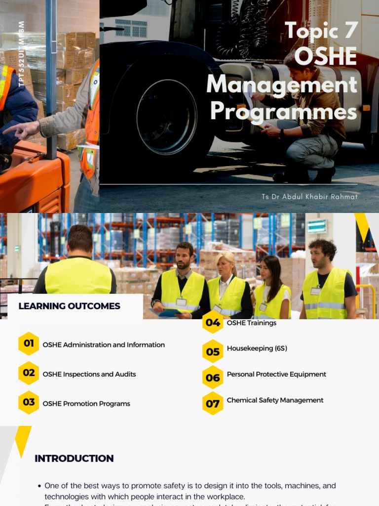 OSHE Management and Safety Promotion Guide | PDF | Occupational Safety ...