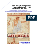 Gardners Art Through The Ages The Western Perspective Volume I 14th Edition Kleiner Test Bank