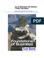 Foundations of Business 4th Edition Pride Test Bank