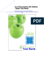 Foundations of Economics 6th Edition Bade Test Bank