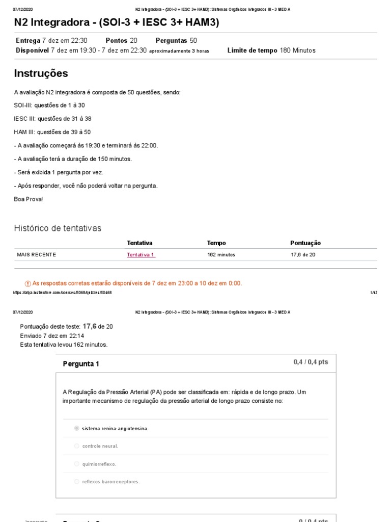 Integradora - SOI III + IESC III + HAM III | PDF | Coração | Hipertensão