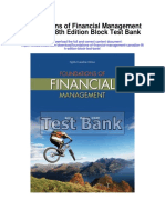 Foundations of Financial Management Canadian 8th Edition Block Test Bank