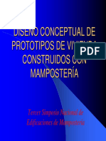 (2004) - Diseño Conceptual de Prototipos de Vivienda Construidos Con Mapostería