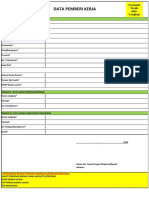 Form Pengkinian Data PK BU Dan TK