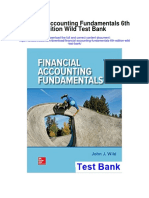 Financial Accounting Fundamentals 6th Edition Wild Test Bank