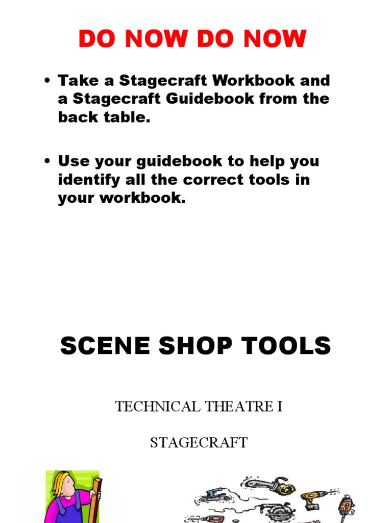 Stagecraft Tools PDF Tools Drill
