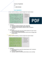 Permainan Sepakbola XII, Sem 1