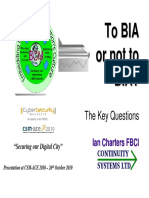 B1 - Ian Charters - To BIA or Not To BIA - Slides Only