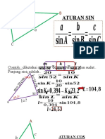 Aturan Sinus Cosinus