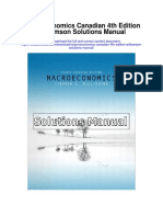Macroeconomics Canadian 4th Edition Williamson Solutions Manual
