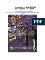 Macroeconomics in Modules 3rd Edition Krugman Test Bank