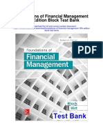 Foundations of Financial Management 16th Edition Block Test Bank